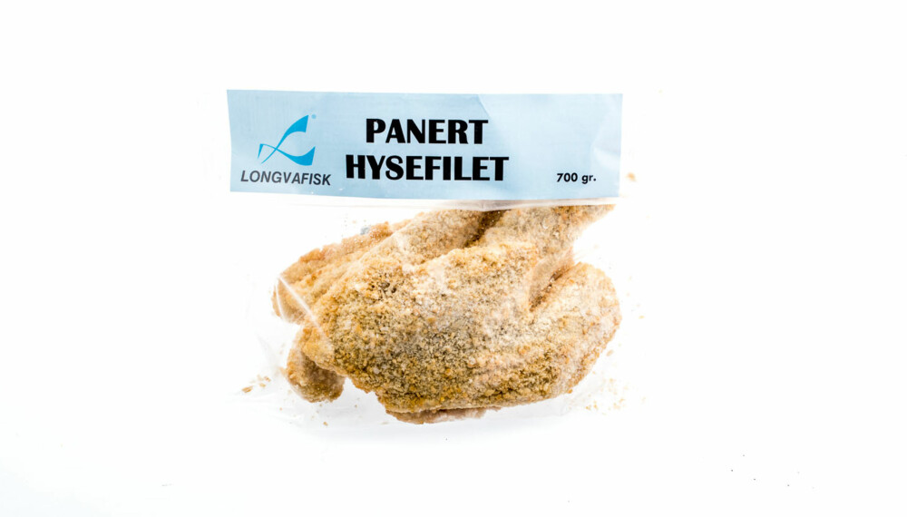 TEST AV FISKEPINNER: Longvafisk panert hysefilet TEST AV FISKEPINNER: Longvafisk panert hysefilet
