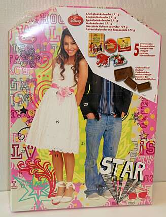 KALENDERTEST: Highschool musical-kalender med gaver. KALENDERTEST: Highschool musical-kalender med gaver.
