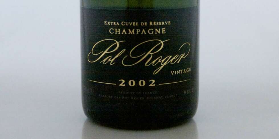 KJELLERVIN: Pol Roger Vintage Brut 2002. KJELLERVIN: Pol Roger Vintage Brut 2002.