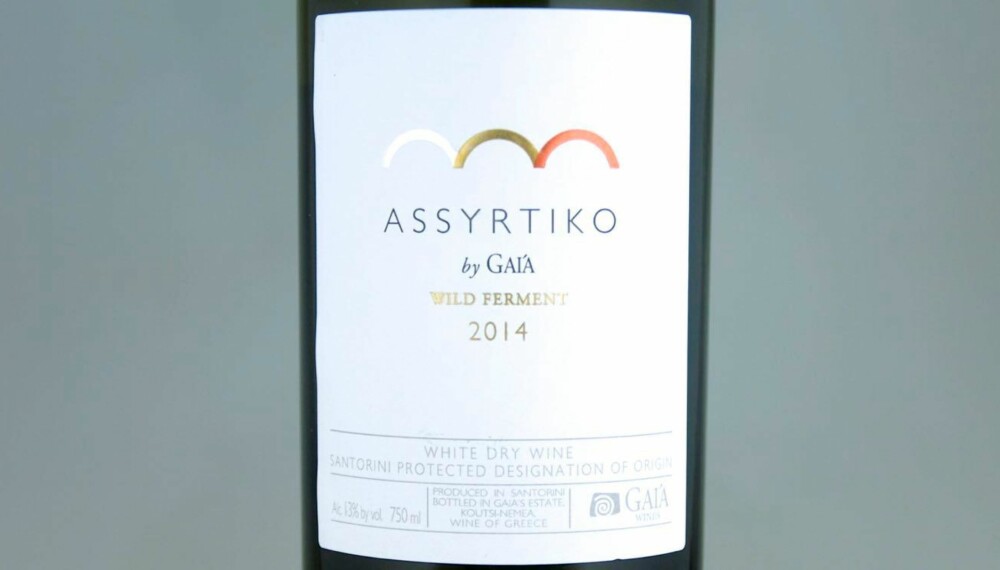 GODT KJØP: Assyrtiko by Gaia Wild Ferment 2014. GODT KJØP: Assyrtiko by Gaia Wild Ferment 2014.