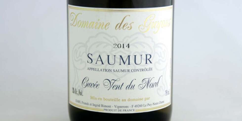 CHENIN BLANC: Guyons Saumur Cuvée Vent du Nord 2014. CHENIN BLANC: Guyons Saumur Cuvée Vent du Nord 2014.