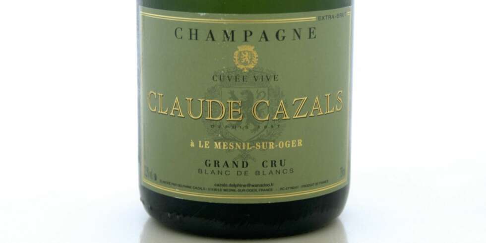 SOMMERFAVORITT: Claude Cazals Blanc de Blancs Grand Cru Cuvée Vive Extra Brut. SOMMERFAVORITT: Claude Cazals Blanc de Blancs Grand Cru Cuvée Vive Extra Brut.