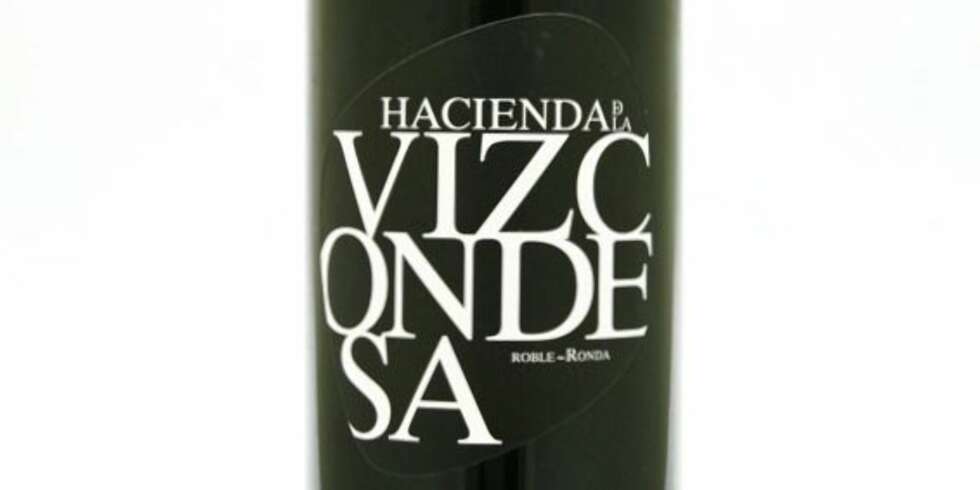 GOD RØDVIN: Vizcondesa Ronda Roble 2009. GOD RØDVIN: Vizcondesa Ronda Roble 2009.