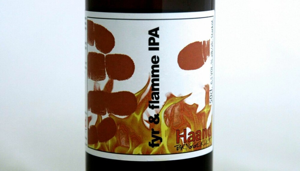 TIL PINNEKJØTT: Haandbryggeriet Fyr & Flamme IPA. TIL PINNEKJØTT: Haandbryggeriet Fyr & Flamme IPA.