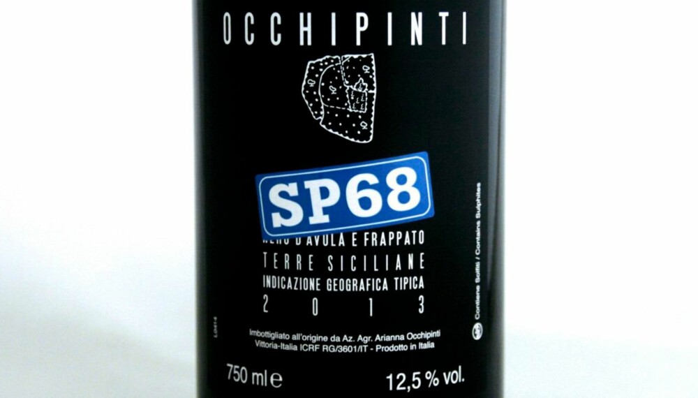 TIL PINNEKJØTT: Occhipinti SP68 Nero d'Avola e Frappato 2013. TIL PINNEKJØTT: Occhipinti SP68 Nero d'Avola e Frappato 2013.