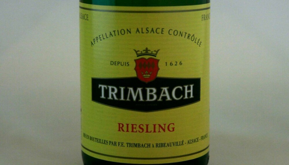 TIL LUTEFISK: Trimbach Riesling 2012. TIL LUTEFISK: Trimbach Riesling 2012.