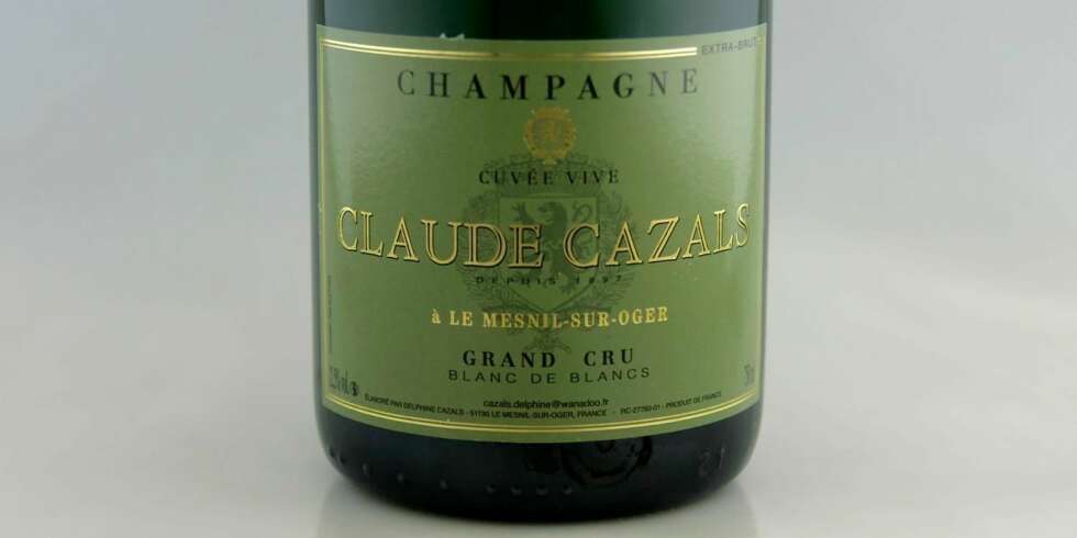 GOD CHAMPAGNE: Claude Cazals Blanc de Blancs Grand Cru Cuvée Vive Extra Brut. GOD CHAMPAGNE: Claude Cazals Blanc de Blancs Grand Cru Cuvée Vive Extra Brut.