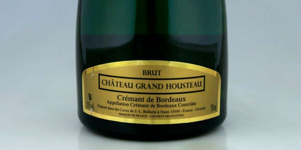 BILLIGE BOBLER: Ch. Grand Housteau Crémant de Bordeaux Brut. BILLIGE BOBLER: Ch. Grand Housteau Crémant de Bordeaux Brut.