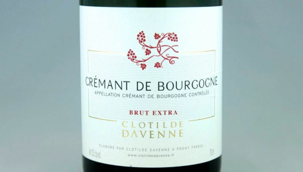 BILLIGE BOBLER: Davenne Crémant de Bourgogne Extra Brut. BILLIGE BOBLER: Davenne Crémant de Bourgogne Extra Brut.