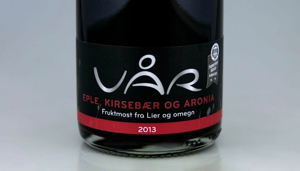ALKOHOLFRITT: VÅR Eple, Kirsebær og Aronia. ALKOHOLFRITT: VÅR Eple, Kirsebær og Aronia.