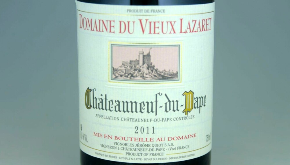 KRAFTIG OG GOD: Dom. du Vieux Lazaret 2011. KRAFTIG OG GOD: Dom. du Vieux Lazaret 2011.