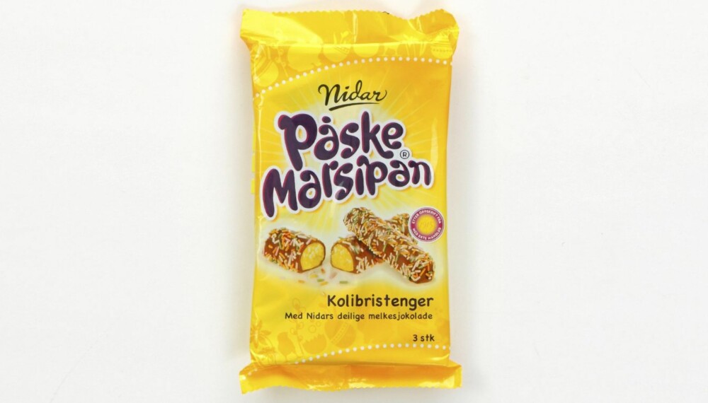 TEST: DinKost.no har sjekket næringsinnholdet i 25 gule og lilla poser med påskesnadder. TEST: DinKost.no har sjekket næringsinnholdet i 25 gule og lilla poser med påskesnadder.