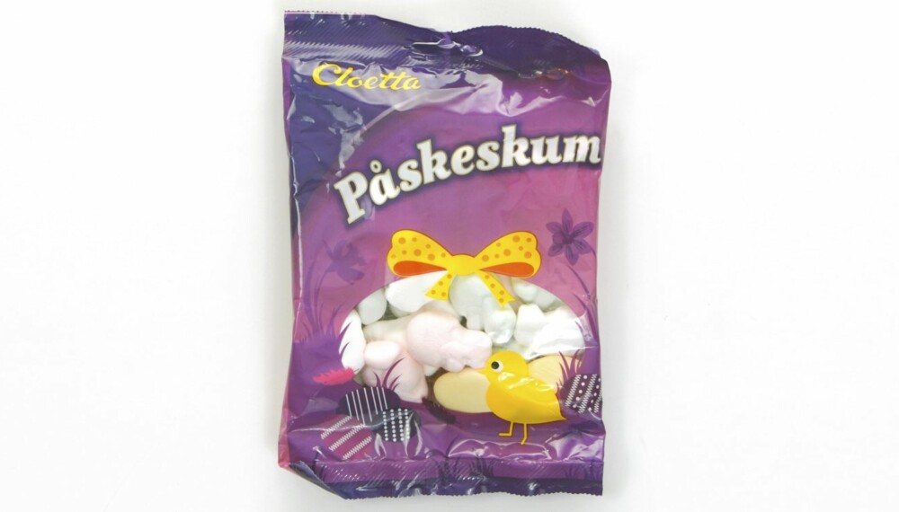 TEST: DinKost.no har sjekket næringsinnholdet i 25 gule og lilla poser med påskesnadder. TEST: DinKost.no har sjekket næringsinnholdet i 25 gule og lilla poser med påskesnadder.