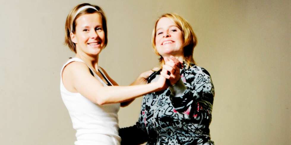 Kristina og Hanne Mette tester tango Kristina og Hanne Mette tester tango