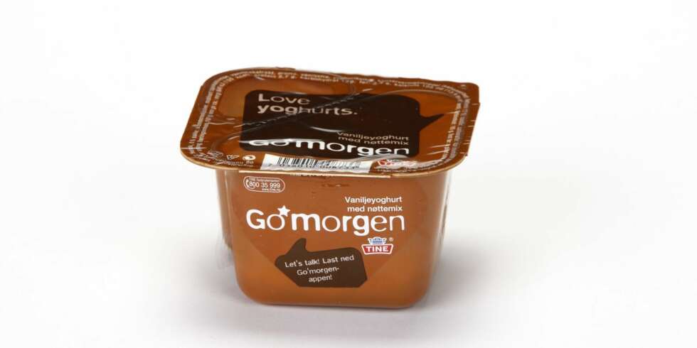 TINE GO'MORGEN VANILJEYOGHURT MED NØTTEMIX TINE GO'MORGEN VANILJEYOGHURT MED NØTTEMIX