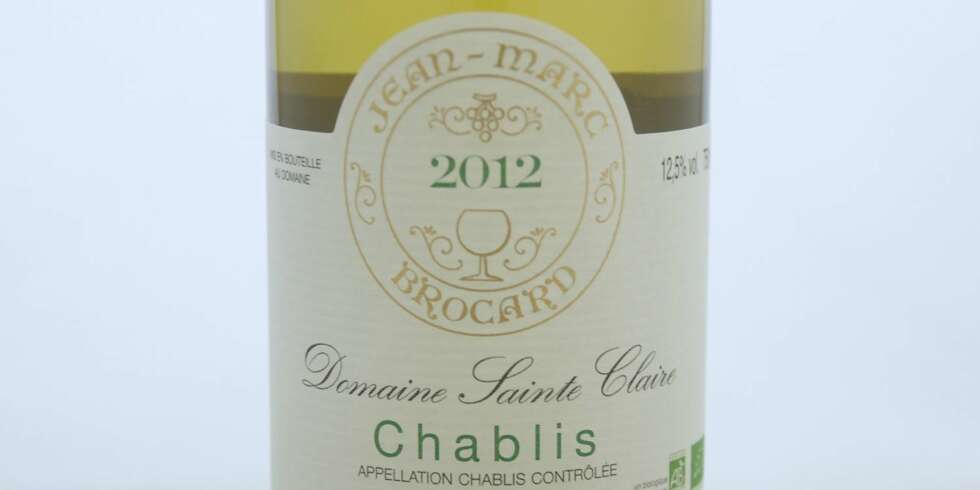 GOD CHABLIS: Brocard Chablis Sainte Claire 2012. GOD CHABLIS: Brocard Chablis Sainte Claire 2012.