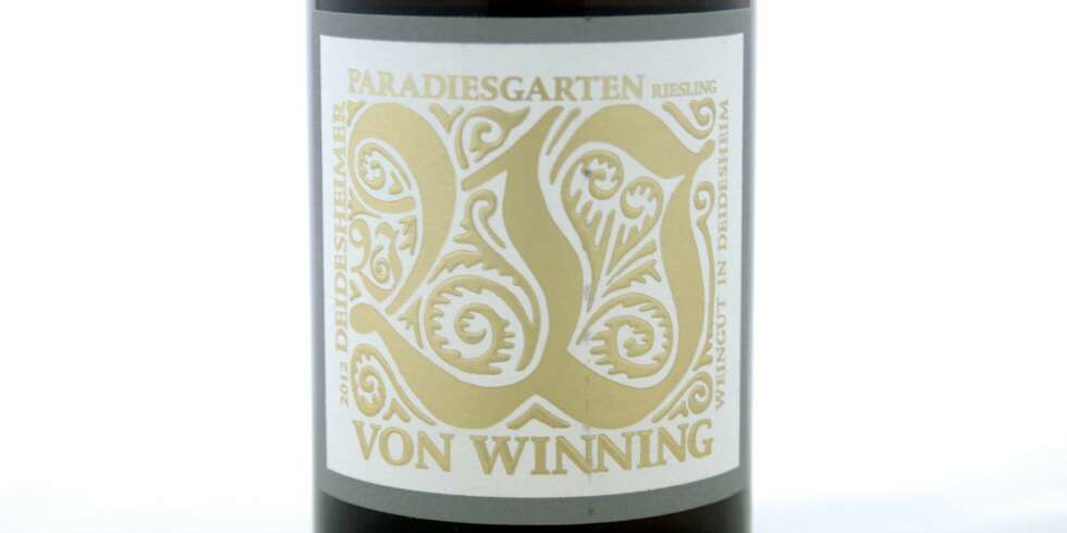 GOD GRILLVIN: Von Winning Paradiesgarten Riesling Trocken 2012. GOD GRILLVIN: Von Winning Paradiesgarten Riesling Trocken 2012.
