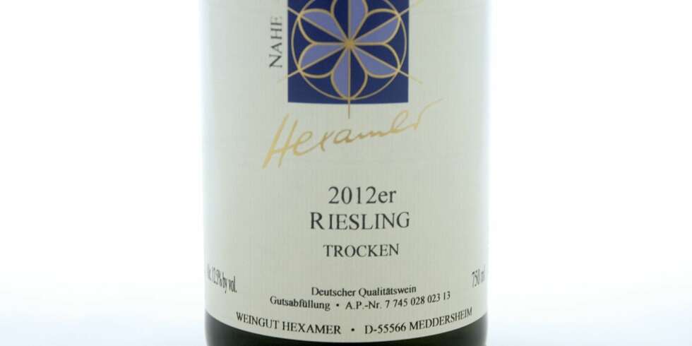 GOD RIESLING: Hexamer Riesling Trocken 2012. GOD RIESLING: Hexamer Riesling Trocken 2012.