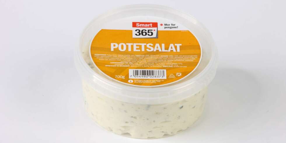 POTETSALAT: Klikk Helse har bedt ernæringsfysiolog Iren Ellingsen om å vurdere næringsinnholdet i 18 typer potetsalat. POTETSALAT: Klikk Helse har bedt ernæringsfysiolog Iren Ellingsen om å vurdere næringsinnholdet i 18 typer potetsalat.