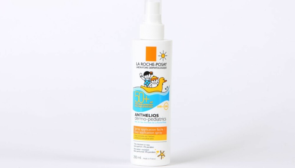 TEST AV SOLKREM FOR BARN: La Roche-Posay anthelios spray. TEST AV SOLKREM FOR BARN: La Roche-Posay anthelios spray.
