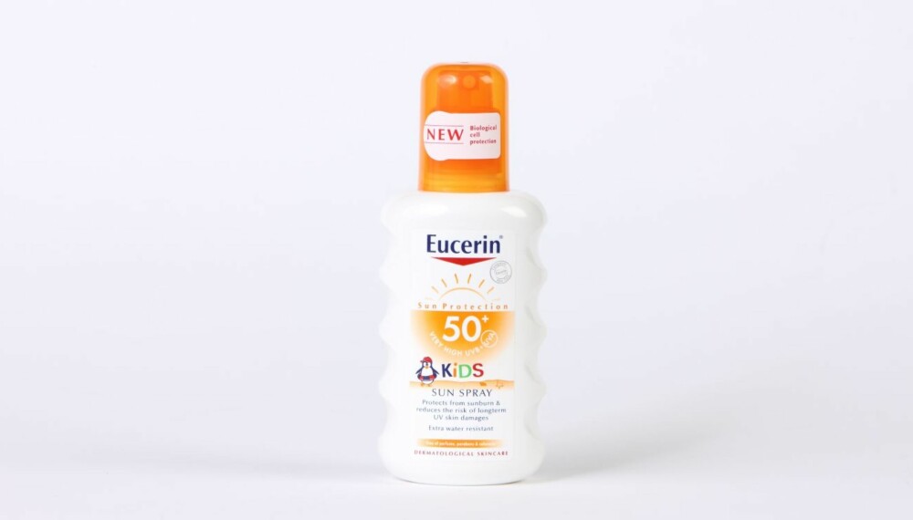 SOLKREM FOR BARN: Eucerin kids sun spray. SOLKREM FOR BARN: Eucerin kids sun spray.