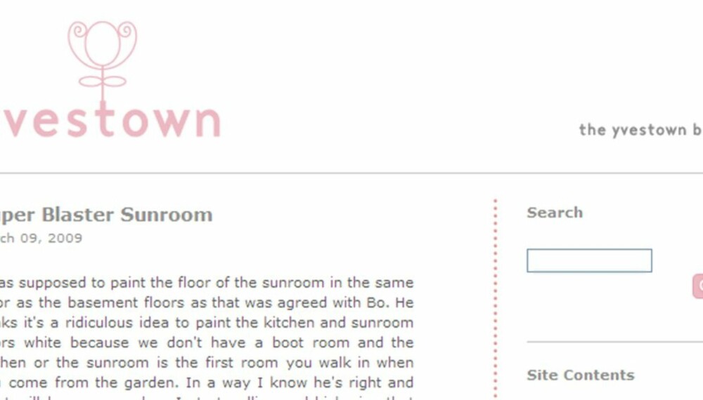 Blogg printscreen Blogg printscreen