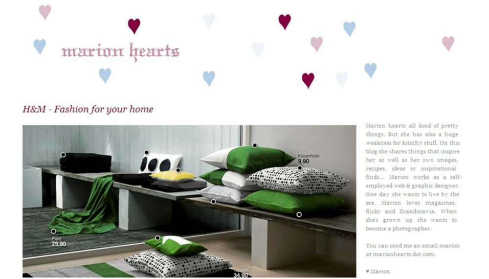 Blogg printscreen Blogg printscreen