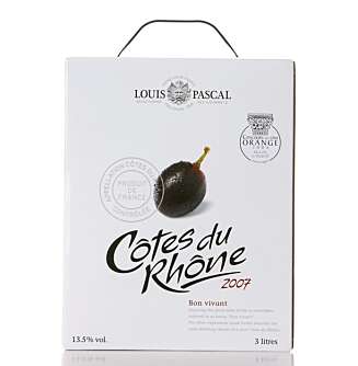 Louis Pascal Côtes du Rhone 2007. Louis Pascal Côtes du Rhone 2007.