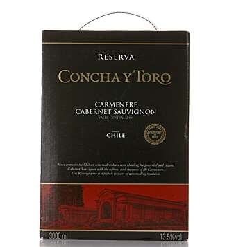 Concha y Toro Carmenere Cabernet Sauvignon Reserva. Concha y Toro Carmenere Cabernet Sauvignon Reserva.