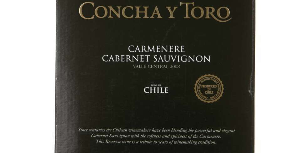Concha y Toro Carmenere Cabernet Sauvignon Reserva. Concha y Toro Carmenere Cabernet Sauvignon Reserva.