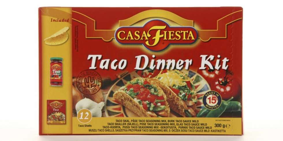 Casa Fiesta Taco Dinner Kit. Casa Fiesta Taco Dinner Kit.