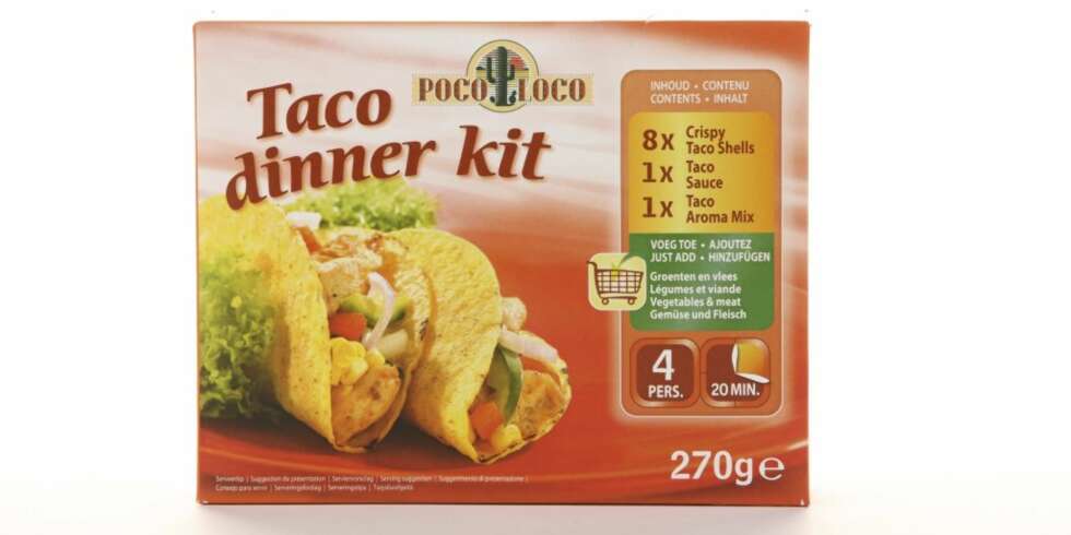 Poco Loco Taco dinner kit. Poco Loco Taco dinner kit.
