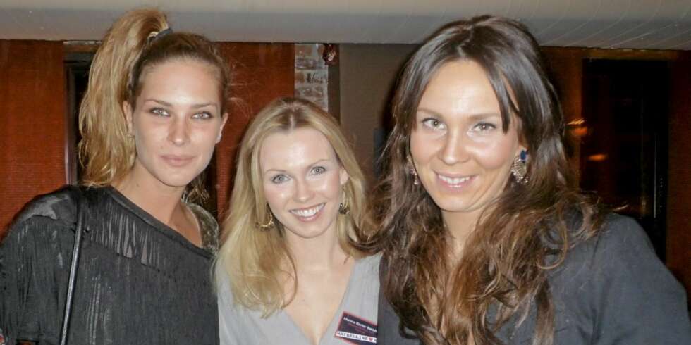 STJERNETREFF: Det Nyes Julie (til høyre) møtte supermodell Erin Wasson (til venstre) i New York. STJERNETREFF: Det Nyes Julie (til høyre) møtte supermodell Erin Wasson (til venstre) i New York.