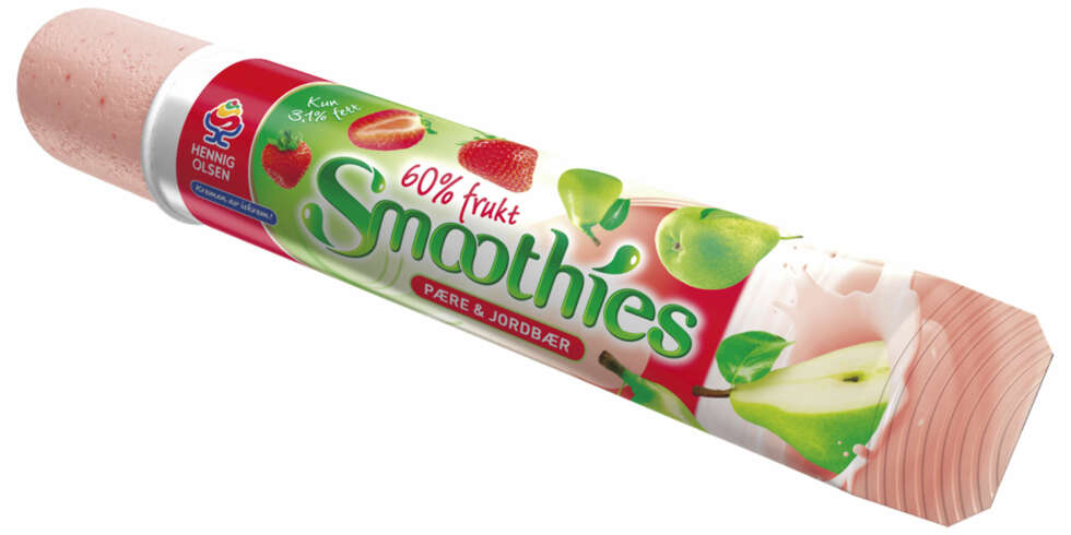 Smoothies pære & jordbær. Smoothies pære & jordbær.
