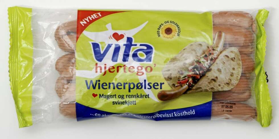 Vita hjertego' wienerpølser Vita hjertego' wienerpølser