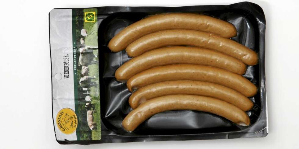 Grøstad økologiske wienerpølser Grøstad økologiske wienerpølser