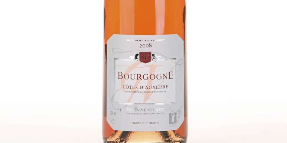 Verret Bourgogne Côtes d¿Auxerre Rosé 2008. Verret Bourgogne Côtes d¿Auxerre Rosé 2008.