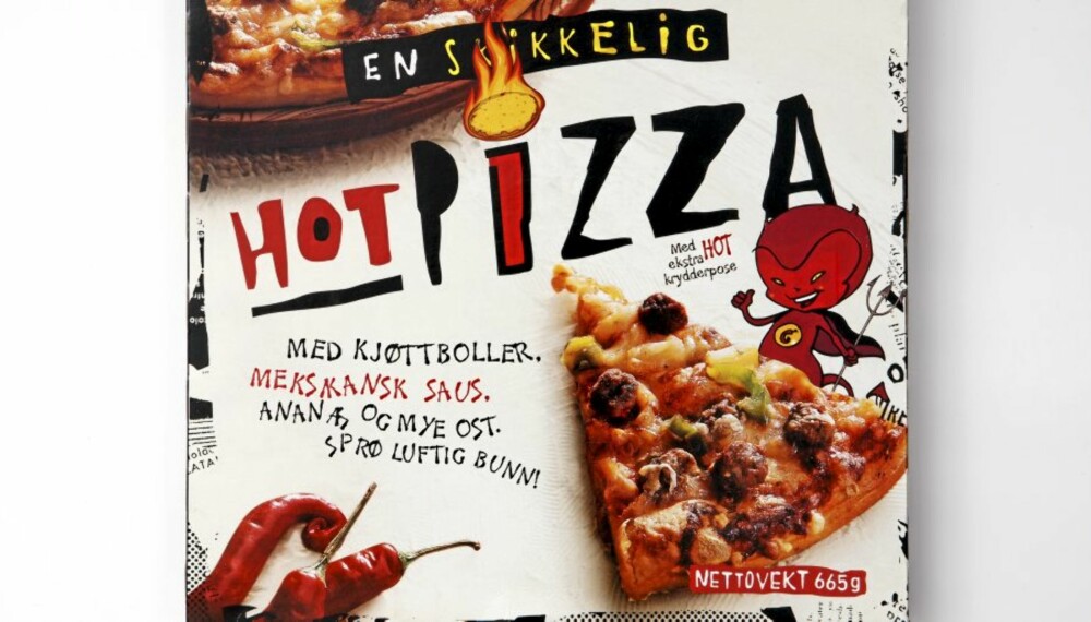 BRA PÅ PROTEINER: Hot Pizza. BRA PÅ PROTEINER: Hot Pizza.