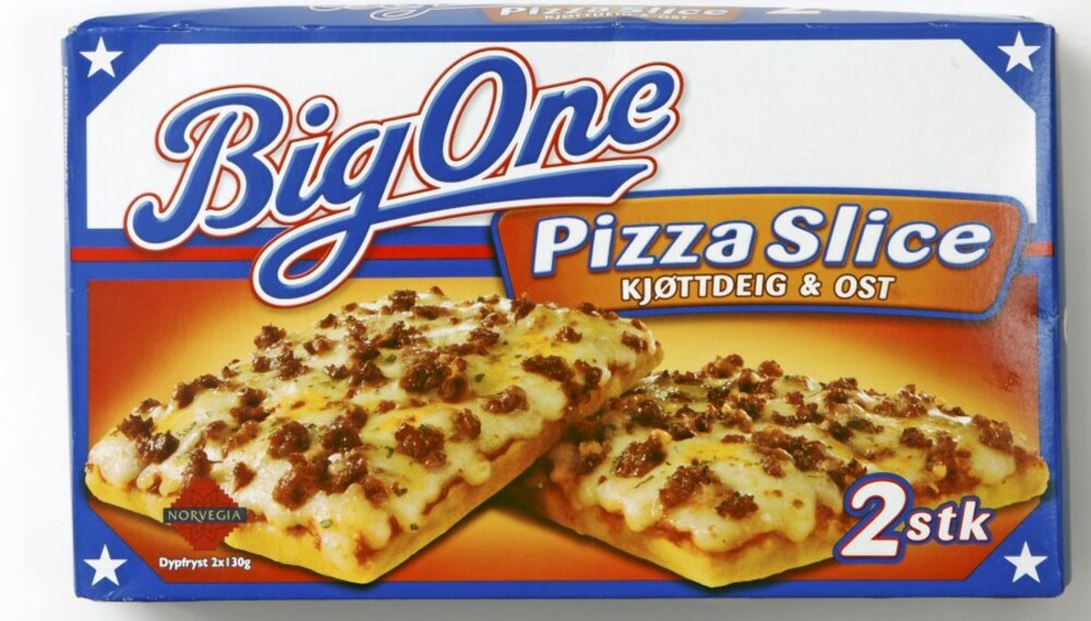 DÅRLIG VALG: Big One slice. DÅRLIG VALG: Big One slice.
