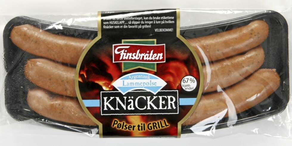 KALORIBOMBE: Lammepølse fra Finsbråten. KALORIBOMBE: Lammepølse fra Finsbråten.