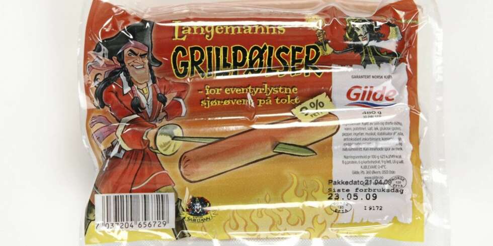 KALORIFATTIG: Gilde Langemanns pølser. KALORIFATTIG: Gilde Langemanns pølser.