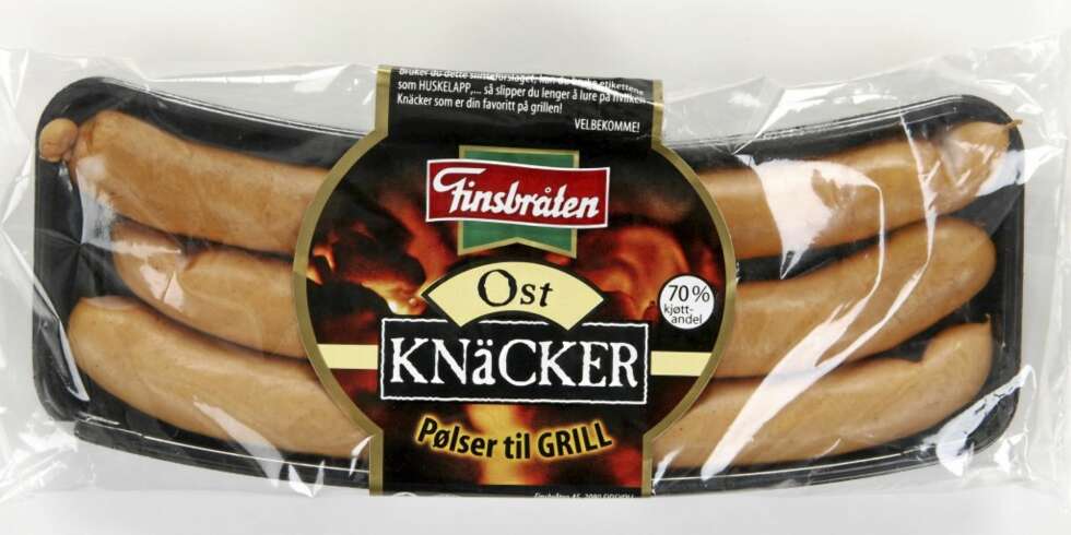 MASSE PROTEINER: Finsbråten Knäcker Ost. MASSE PROTEINER: Finsbråten Knäcker Ost.