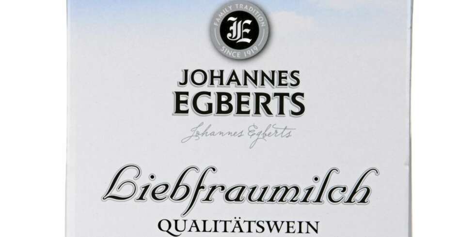 Joh. Egberts Liebfraumilch. Joh. Egberts Liebfraumilch.