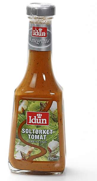 SOLTØRKET: Tomatene i denne dressingen har levd et godt liv. SOLTØRKET: Tomatene i denne dressingen har levd et godt liv.