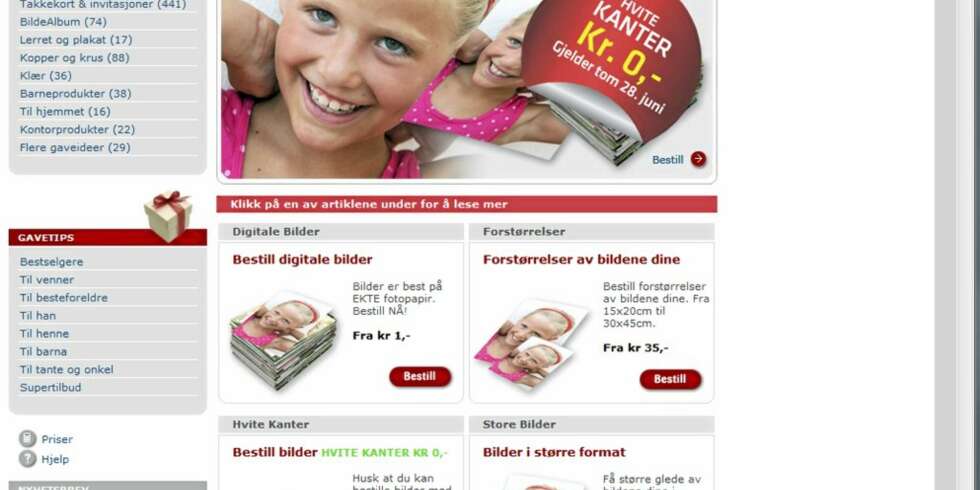 FOTOKNUDSEN: Gratis lagring og gode bilder bringer Fotoknudsen høyt opp i vår test. FOTOKNUDSEN: Gratis lagring og gode bilder bringer Fotoknudsen høyt opp i vår test.