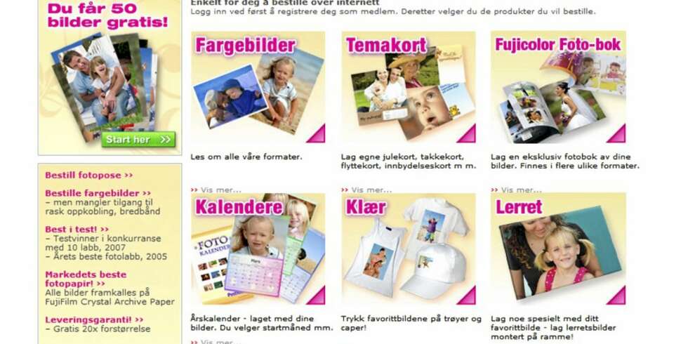 POSTFOTO: Svært gode bilder gjør at Postfoto havner langt oppe på vår liste over de beste fremkallingstjenestene. POSTFOTO: Svært gode bilder gjør at Postfoto havner langt oppe på vår liste over de beste fremkallingstjenestene.