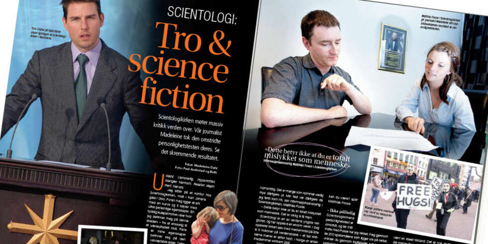 LES MER: I Det Nye nr. 13 har vi en stor sak om den omstridte kjendisreligionen scientologi. LES MER: I Det Nye nr. 13 har vi en stor sak om den omstridte kjendisreligionen scientologi.