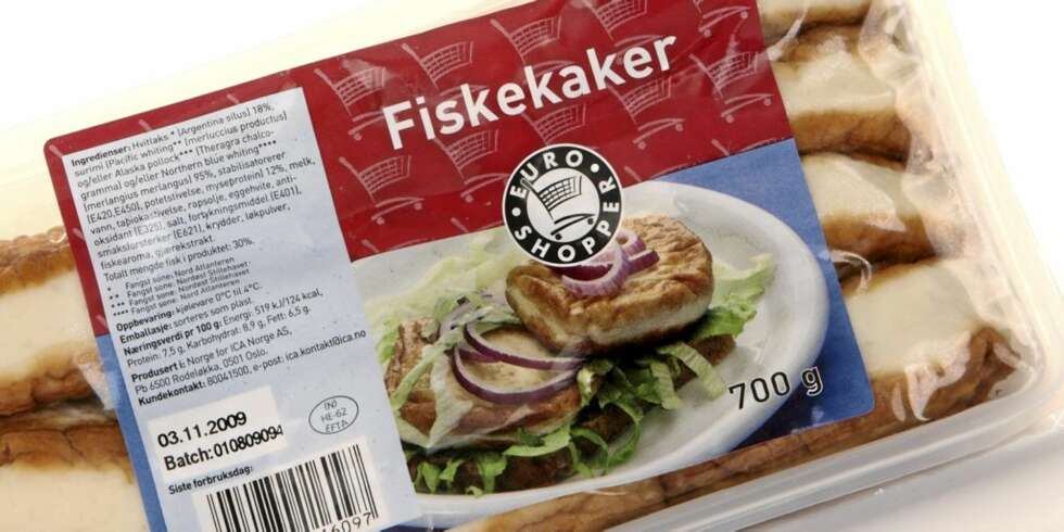 NOE NØYTRAL: Euroshopper fiskekaker NOE NØYTRAL: Euroshopper fiskekaker