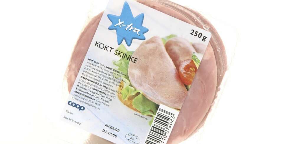 UDELIKAT: Seig og udelikat på smak er denne skinken fra X-tra. UDELIKAT: Seig og udelikat på smak er denne skinken fra X-tra.