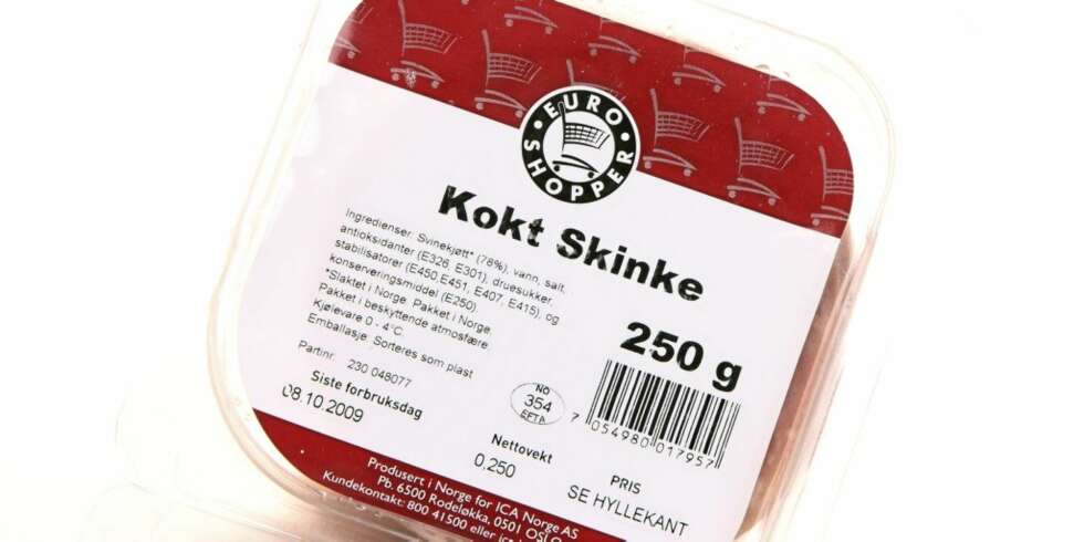 SVAK: Denne skinken fra Euroshopper er svak, spesielt på smaken. SVAK: Denne skinken fra Euroshopper er svak, spesielt på smaken.
